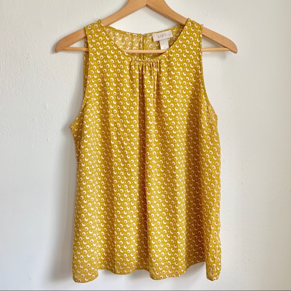 LOFT ochre and blush tank, LP - Picture 1 of 3